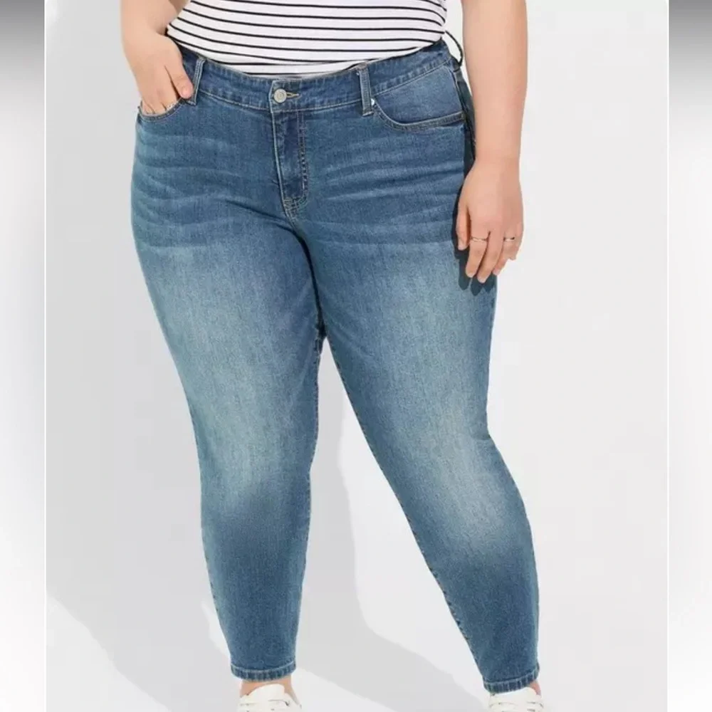 Torrid 14 X-Short Perfect Skinny Ankle Vintage Stretch Mid-
Rise Jean EUC - Picture 7 of 9